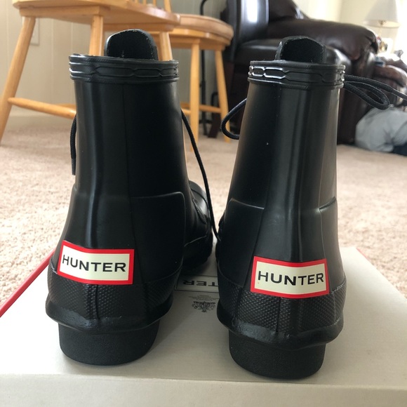 Hunter lace up boots size 7 - Picture 1 of 7